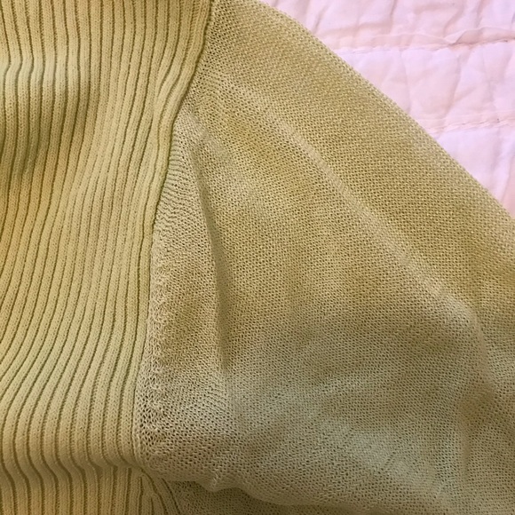 Mantles Chartreuse Cardigan - Picture 4 of 4